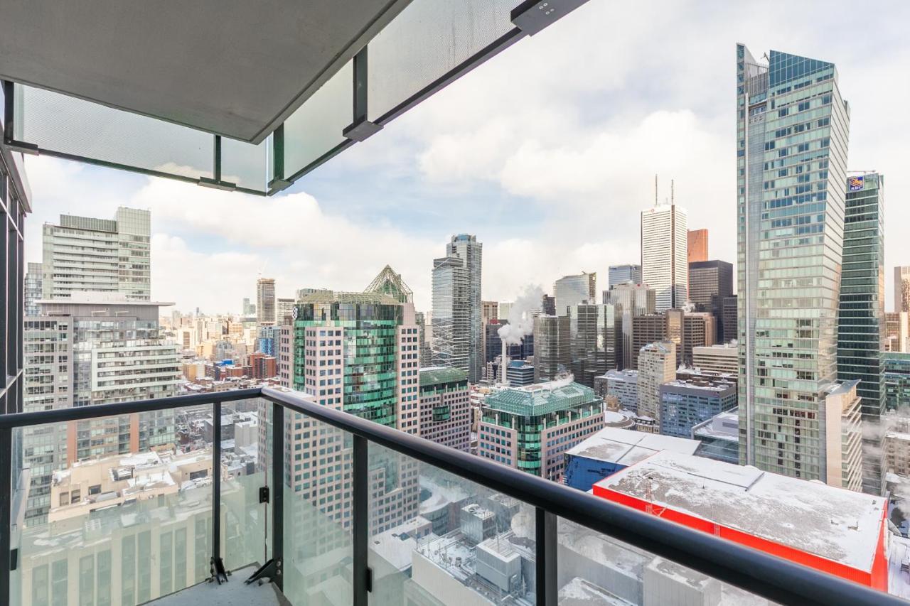Stunning Views Of Downtown - Luxury High Rise With King Bed! Villa Toronto Exterior foto